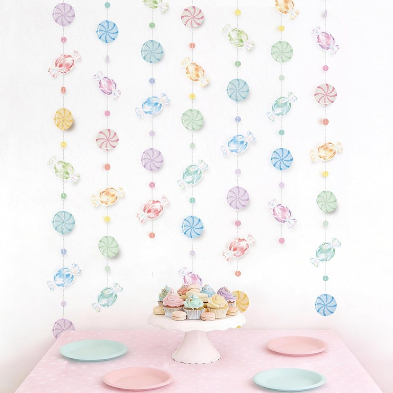 Wedding Decor Supply Store - Candyland Party Dekorationen Süßigkeiten-Girlanden Lollipop Hängende