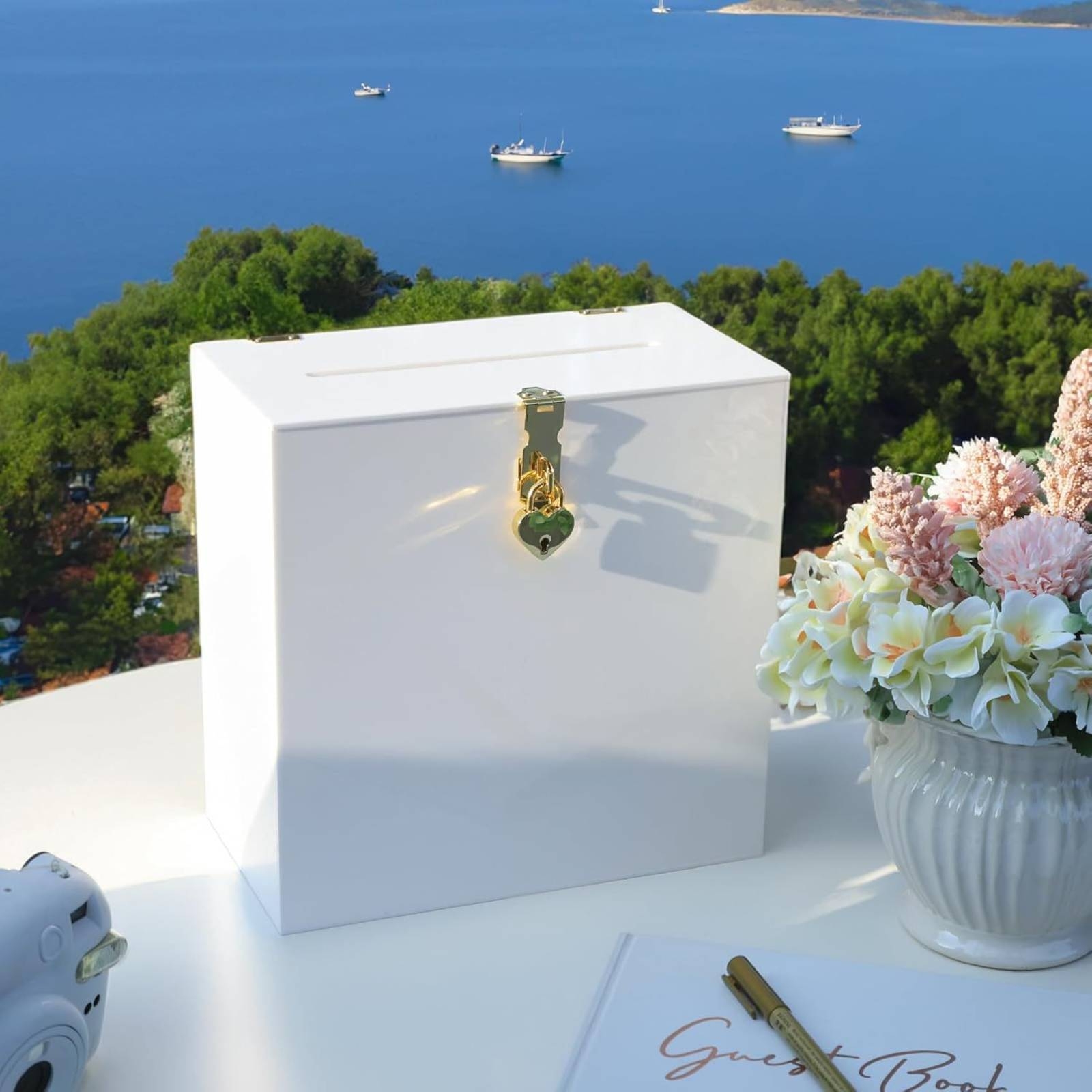 Herzförmige Kartenbox Einfach  – Wedding Card Box Bewertung und Preis