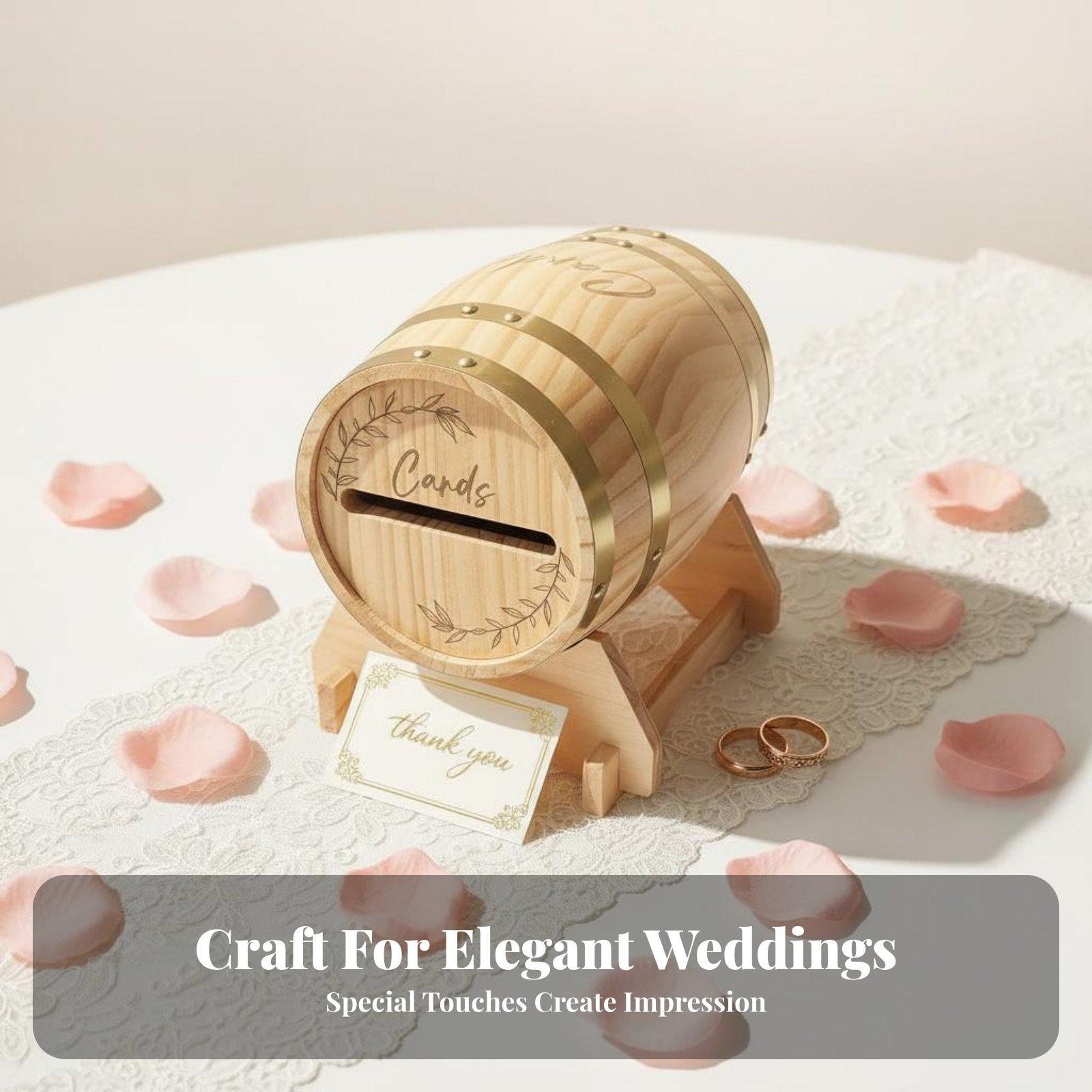 Große Holz-Kartenbox mit Schli – Wedding Card Box Bewertung und Preis