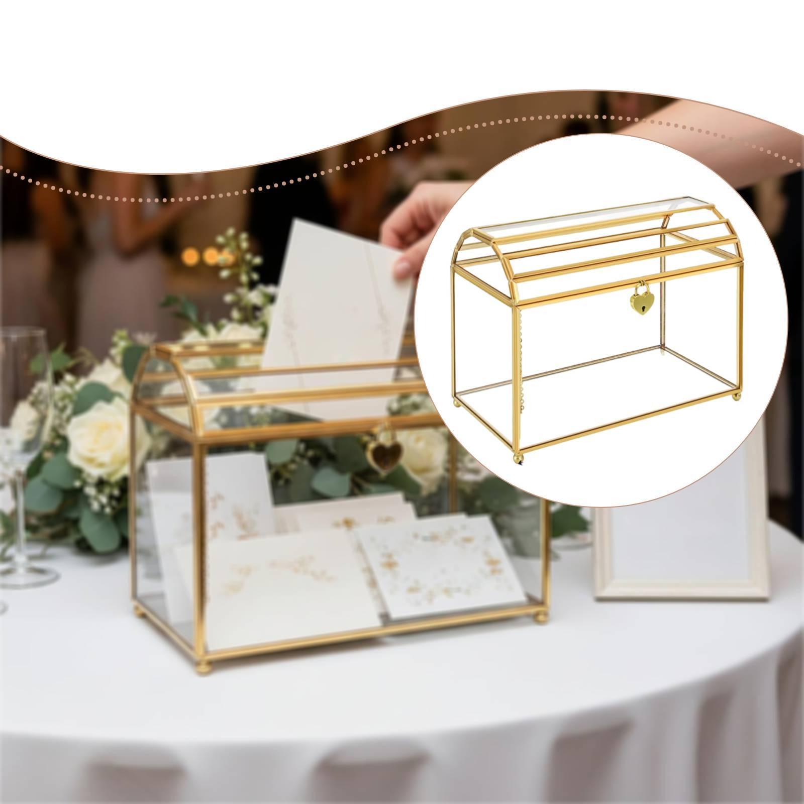 Glas-Hochzeitskartenbox, Aufbe – Wedding Card Box Bewertung und Preis