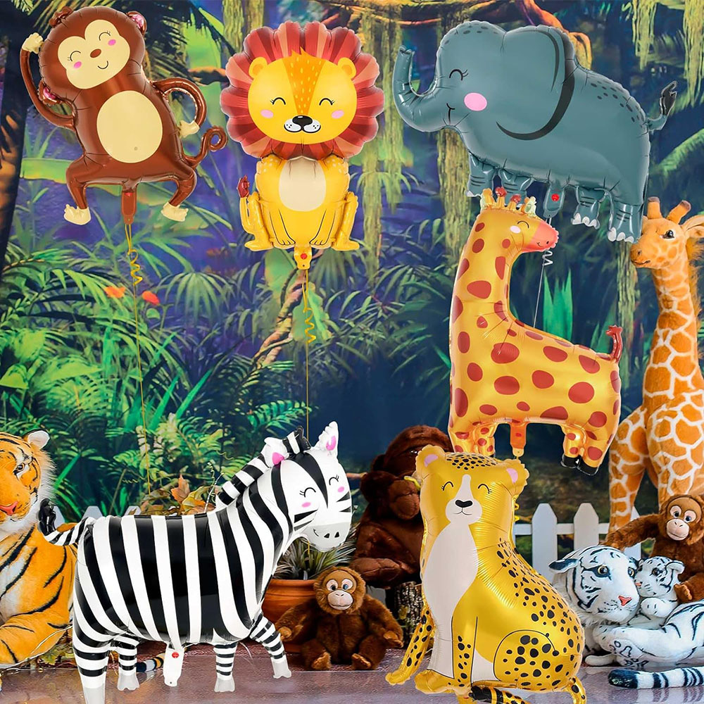 6 Stück Dschungeltiere-Folienb – Wedding Zoo Bewertung und Preis